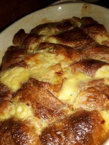 caramel croissant bread pudding recipe, caramel croissant pudding, how to make caramel croissant pudding, Nigella Lawson caramel croissant pudding